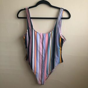 One piece bathing suite